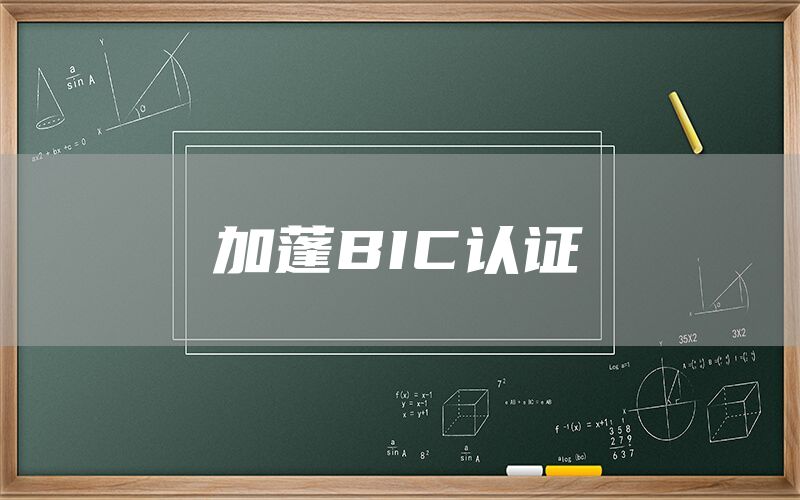 加蓬BIC認(rèn)證(圖1) 加蓬BIC認(rèn)證(圖1)